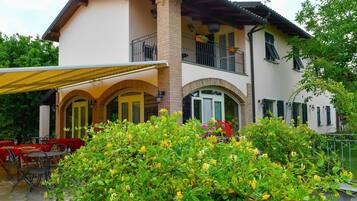 Fassade der Unterkunft