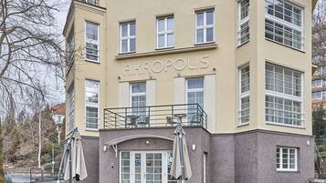 Voorkant van accommodatie