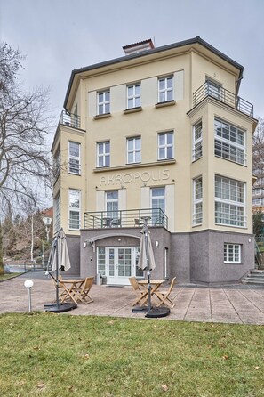 Voorkant van accommodatie