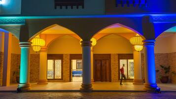 Front of property - evening/night