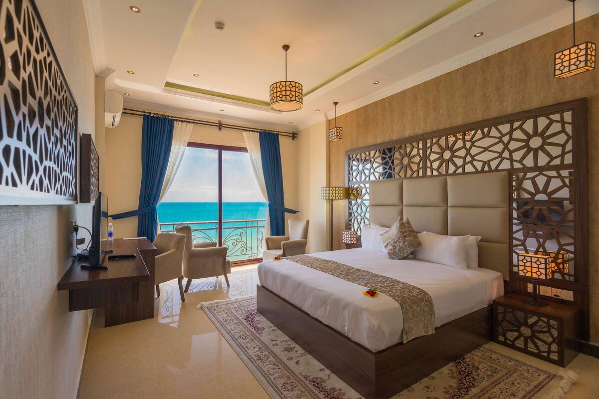1 kamar tidur, seprai katun Mesir, dan seprai premium