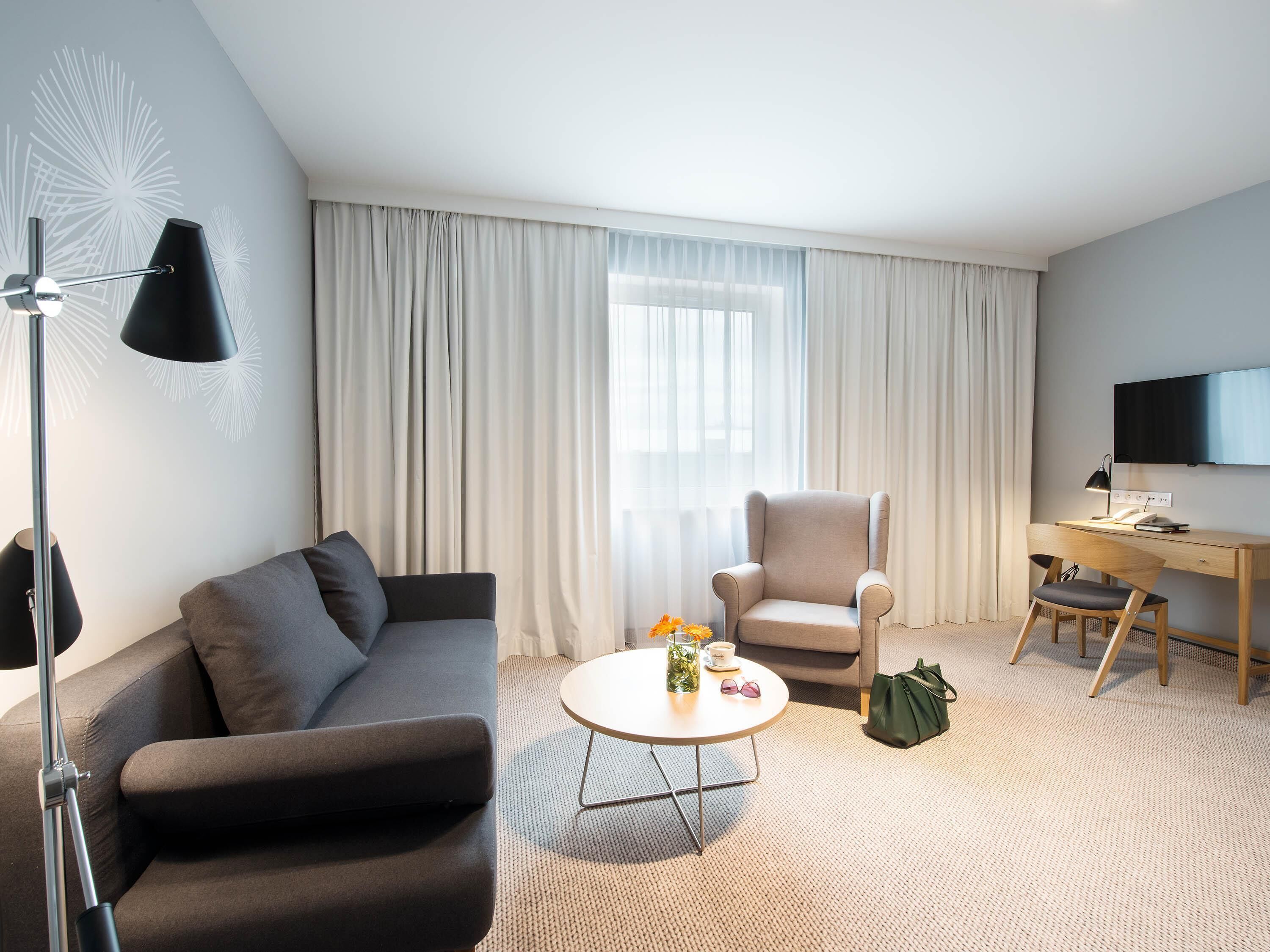 Family Suite, 2 Double Beds, Connecting Rooms (Standard) | In-room safe, desk, laptop workspace, soundproofing