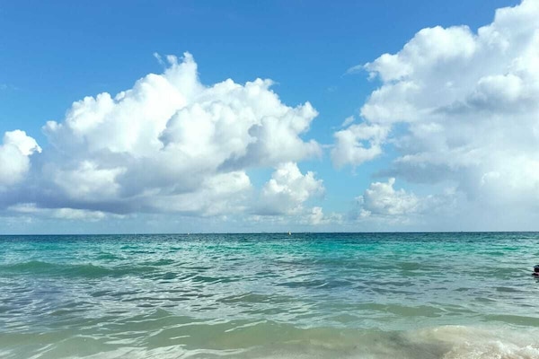 Beach nearby, white sand