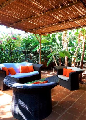 Standard Double Room, Terrace, Garden View | Terrace/patio - Casa Mapache B&B (Tamarindo)