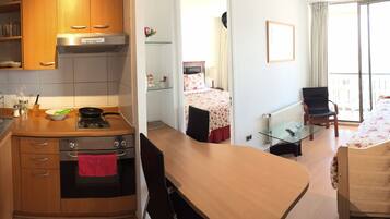 1 bedroom, premium bedding, desk, iron/ironing board