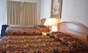 Standard Double Room, 2 Double Beds | Iron/ironing board, free WiFi - Evening Star Motel (Greenwood)