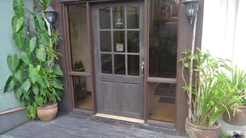 Entrada de la propiedad