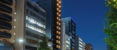 Front of property - evening/night