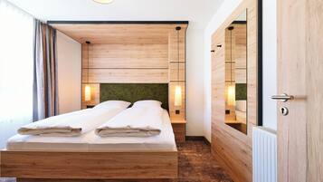 Individually decorated, individually furnished, desk, laptop workspace