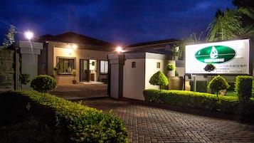 Front of property - evening/night