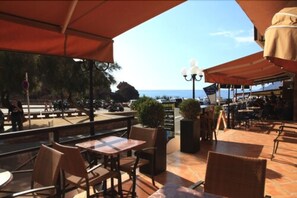 Terrace/patio - Hôtel le Subrini (Ota)