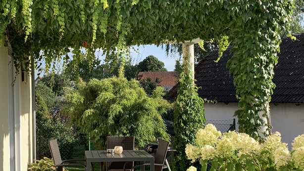 Leilighet – comfort, 3 enkeltsenger, tilgjengelighetstilpasset (Geheimtipp) | Terrasse/patio