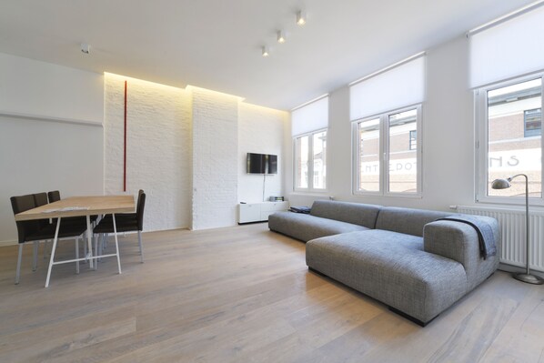 Apartment, 2 Bedrooms, City View | Living area | Flat-screen TV - Brederode Area Apartments (Antwerp)