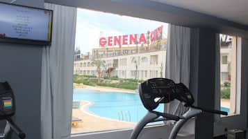 Sauna, tab panas, bilik wap, rawatan badan, mandi lumpur, balut badan
