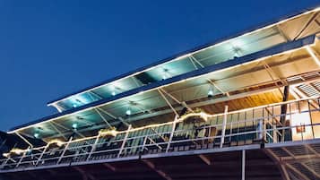 Front of property – evening/night