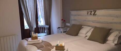 Soundproofing, free cots/infant beds, free WiFi, bed sheets