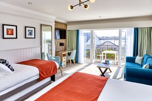Deluxe Family Room, Balcony, Sea View | Desk, free WiFi, bed sheets