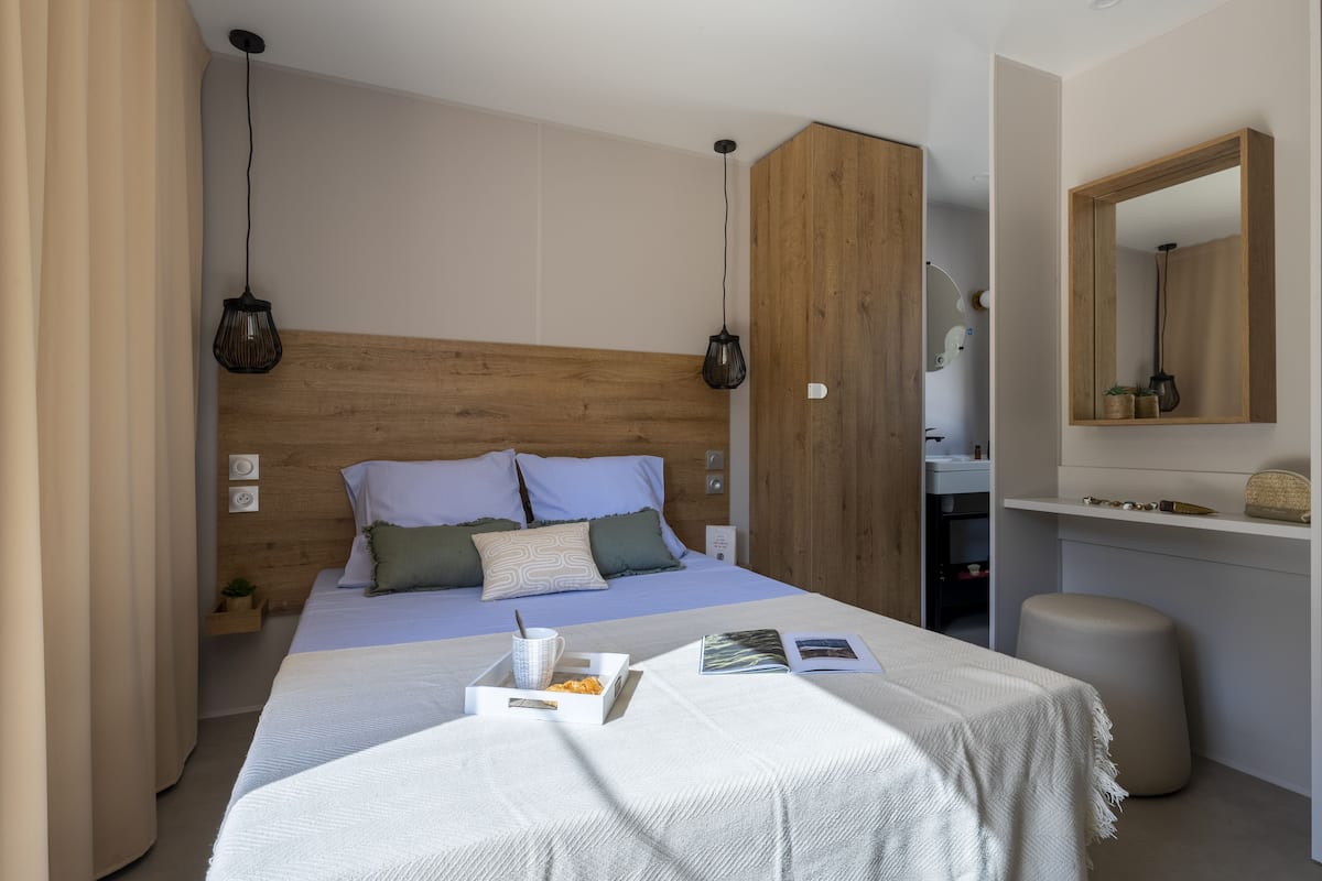 Mobil-Home Charme Premium 2ch | 3 sovrum, barnsÀngar och gratis wi-fi