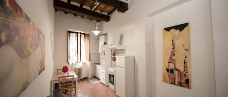 Family Quadruple Room, Kitchenette, City View | Private kitchenette | Coffee/tea maker