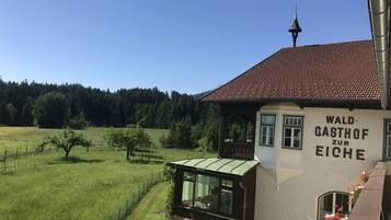 Blick von der Unterkunft