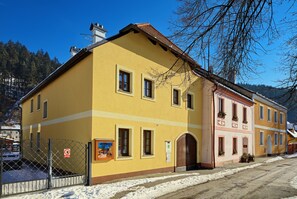Façade de l’hébergement