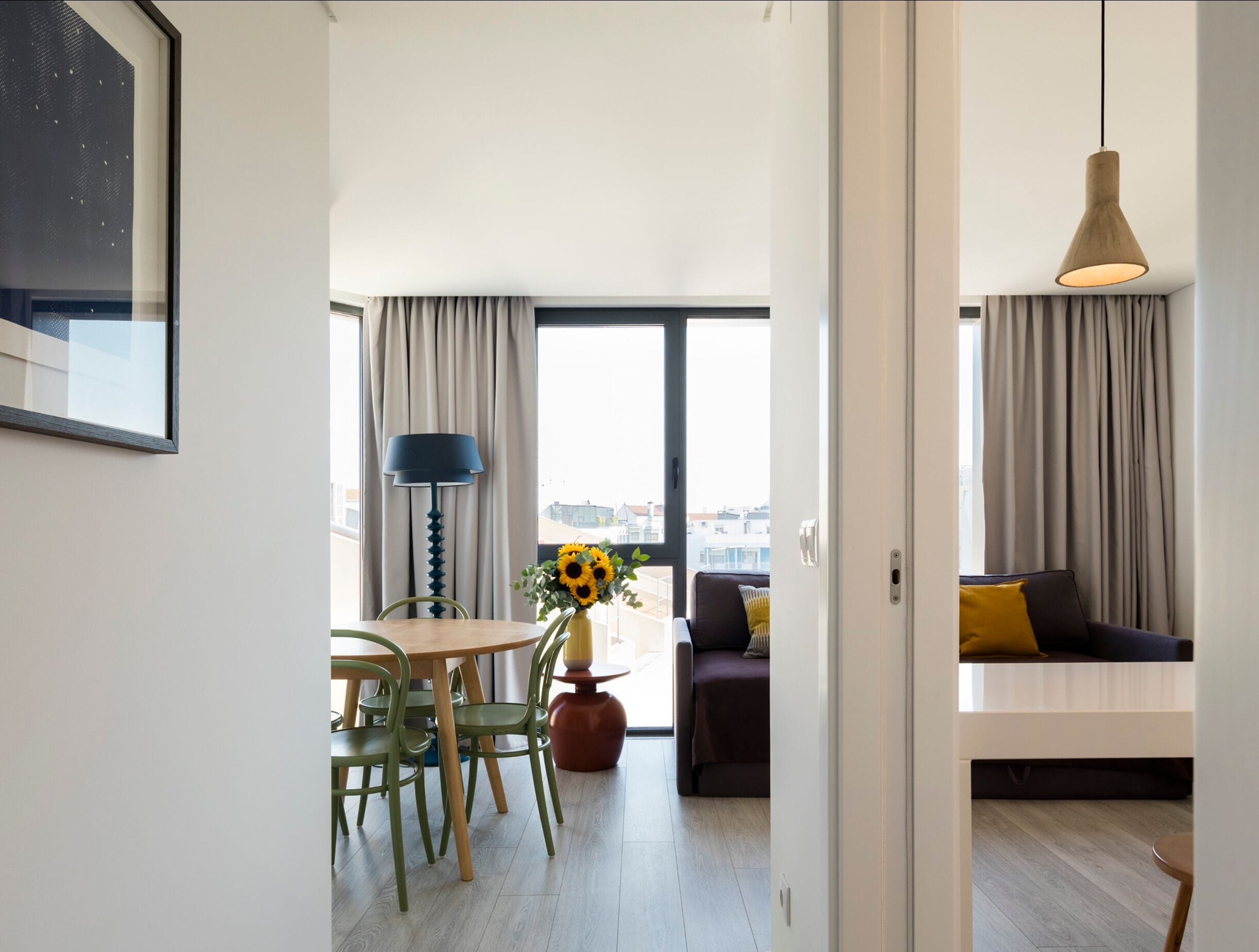 Duplex, 2 Bedrooms | Living room | 43-inch Smart TV with cable channels