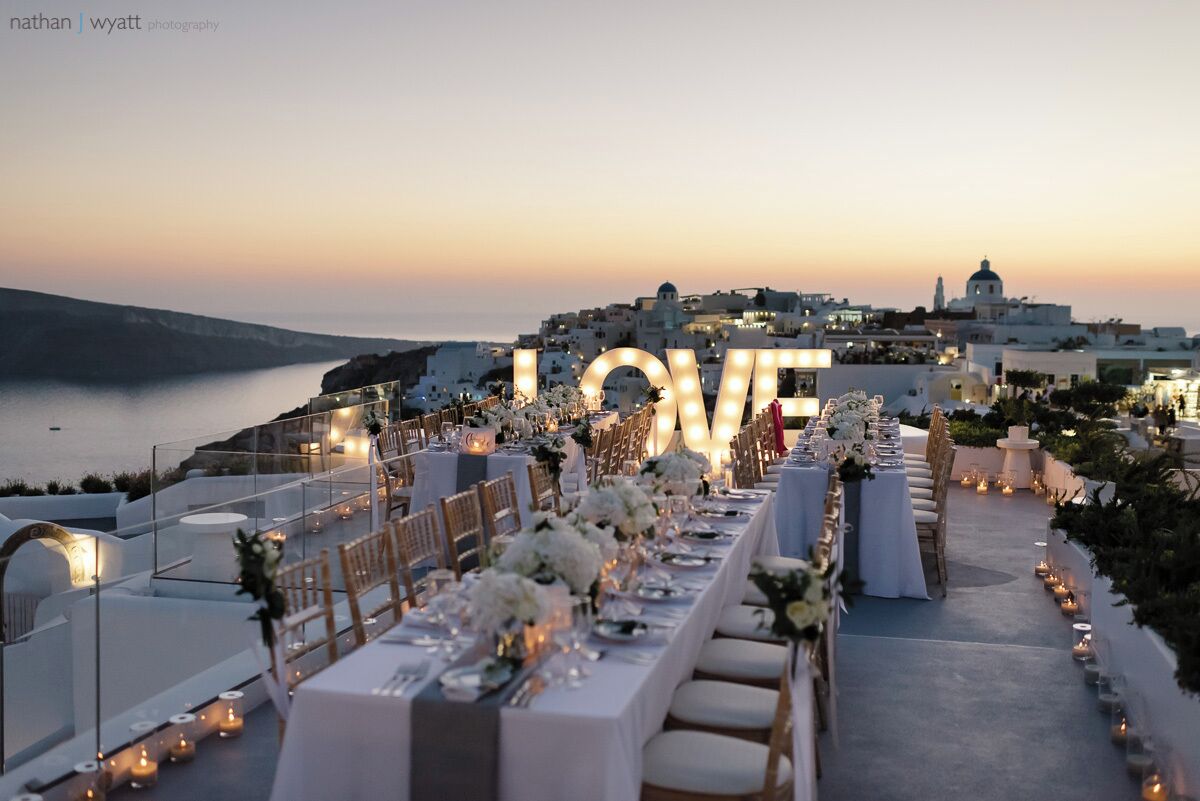 Aussenbereich für Hochzeiten