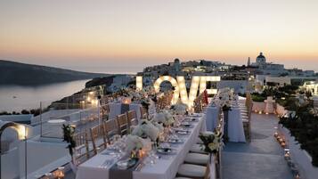 Außenbereich für Hochzeiten