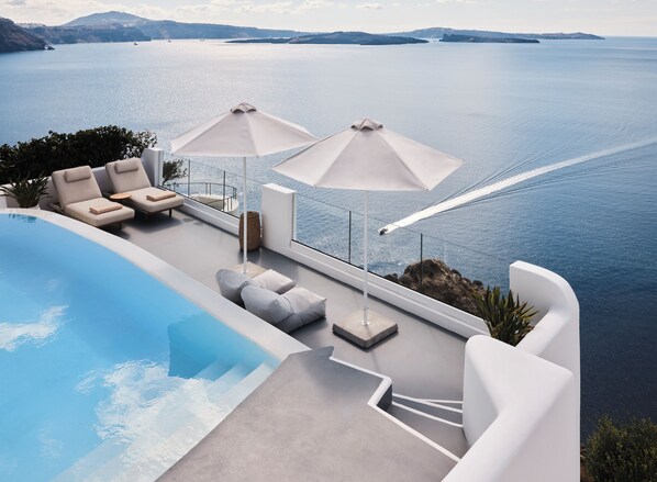 Balcony view - Canaves Sunday (Santorini)