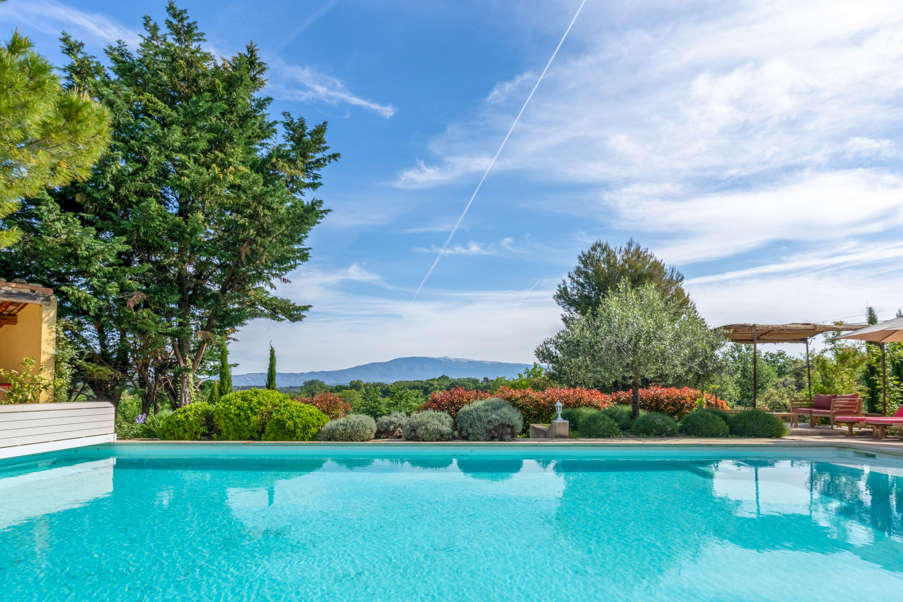 Außenpool, Liegestühle