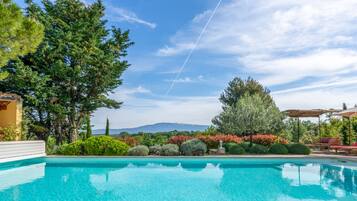 Außenpool, Liegestühle