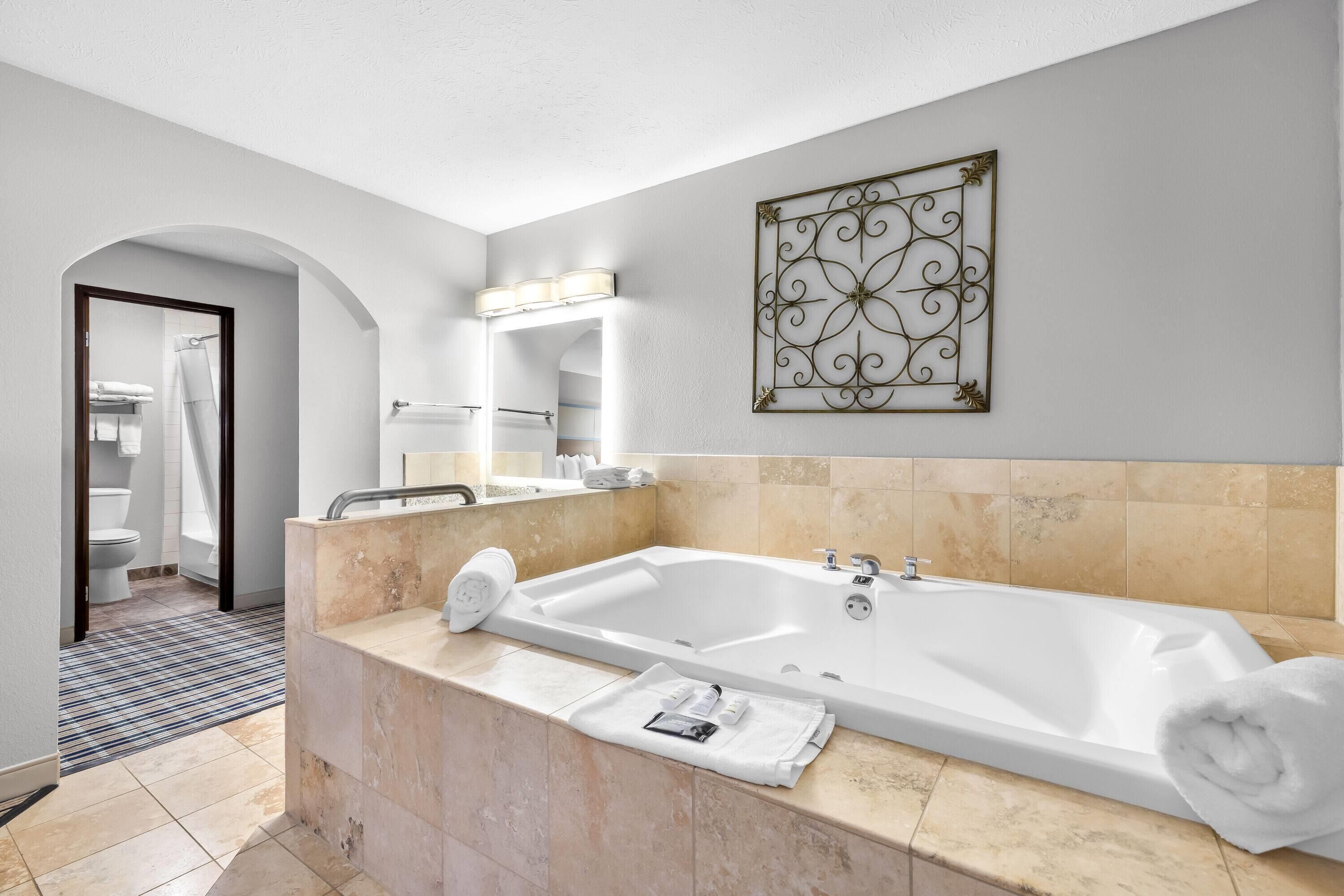 Deluxe suite, 1 kingsize bed, niet-roken, bubbelbad | Bubbelbad