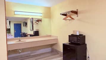 Free toiletries, hair dryer, towels