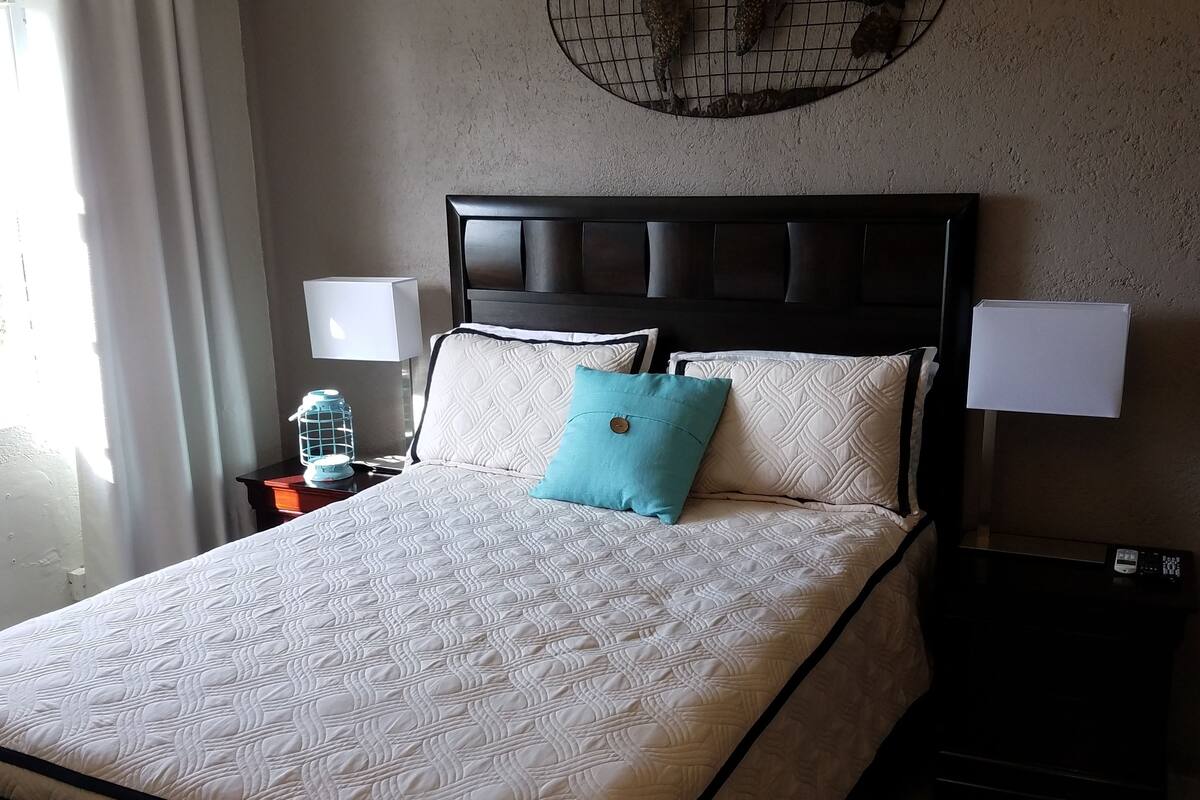 Superior Apartment, 2 Queen Beds, Patio, City View | 2 bedrooms, premium bedding, in-room safe, desk