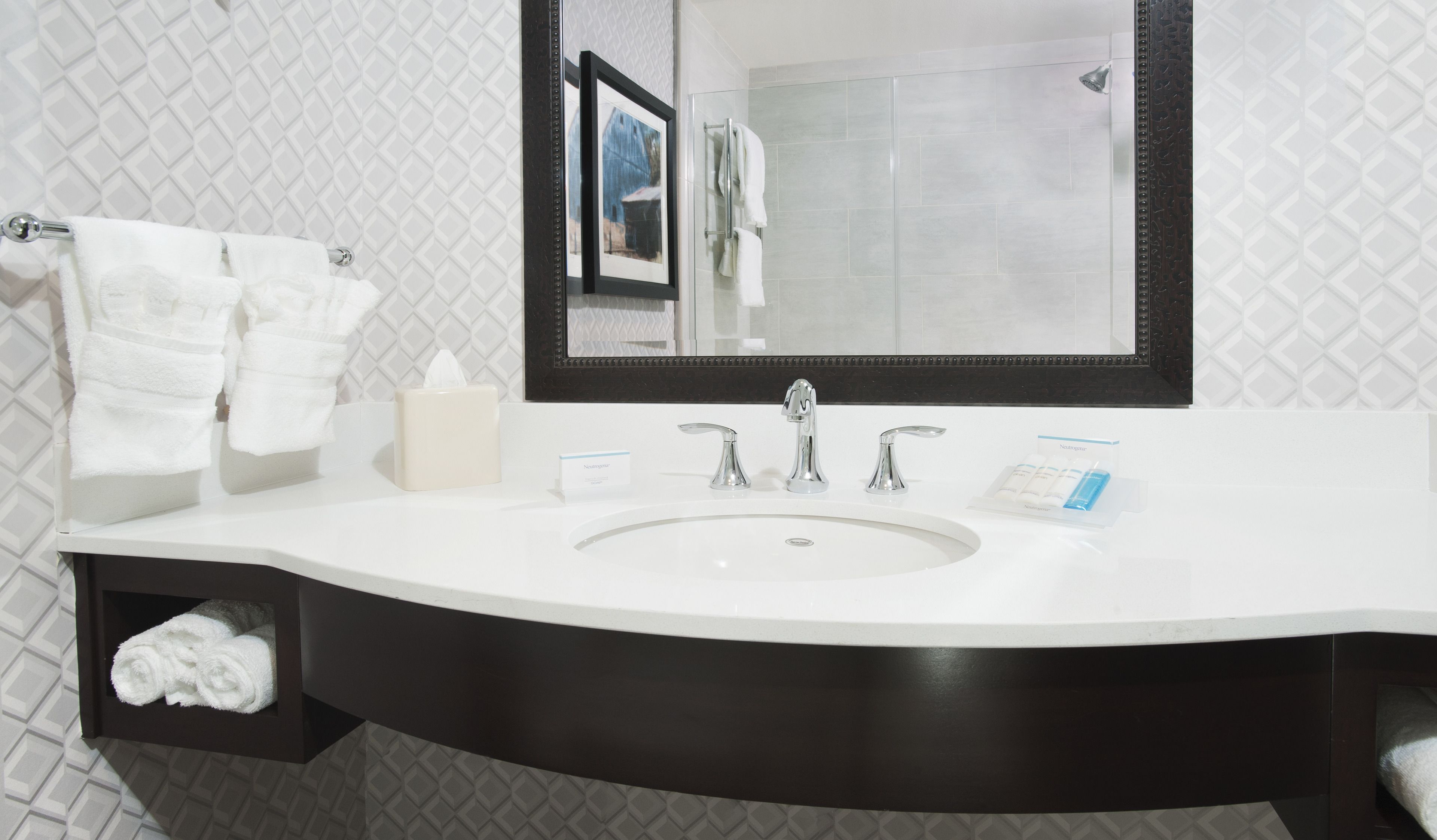 free toiletries, hair dryer, towels, soap