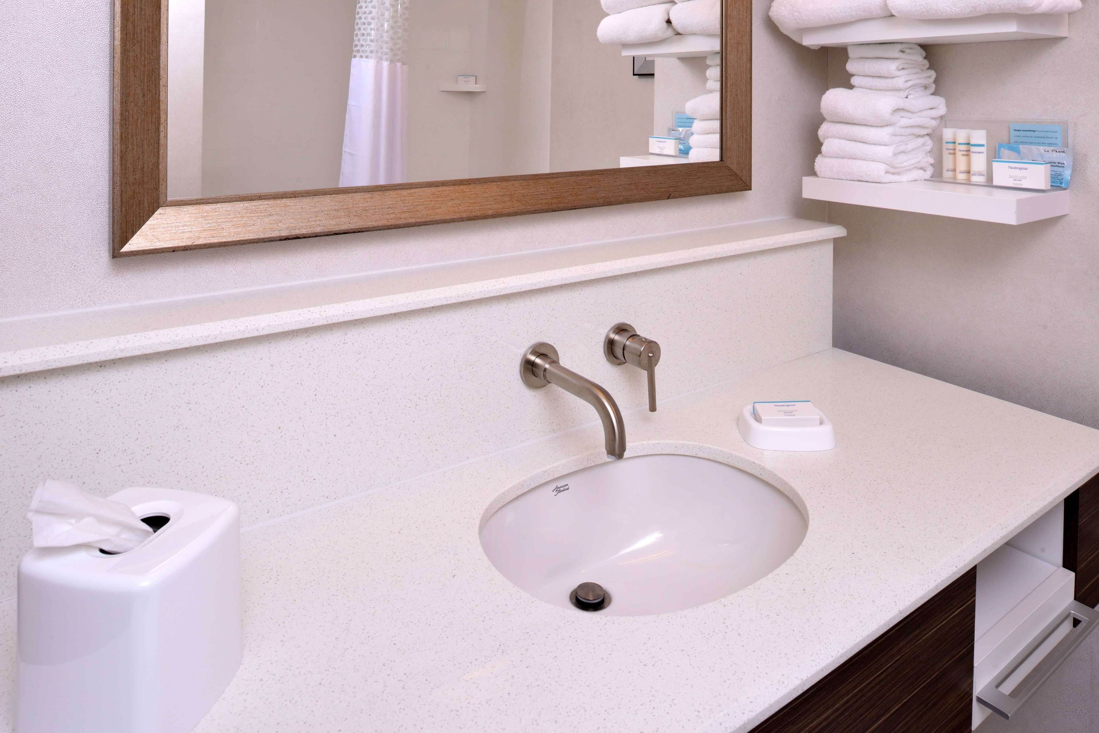 free toiletries, hair dryer, towels, soap