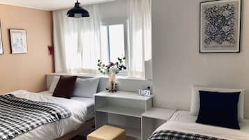 Family Twin Room | Free WiFi, bed sheets