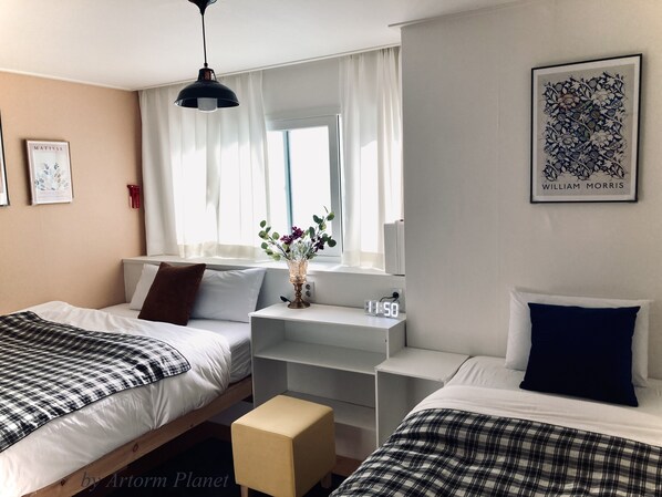 Familien-Zweibettzimmer