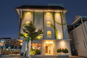 Voorkant van accommodatie