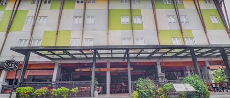 Voorkant van accommodatie