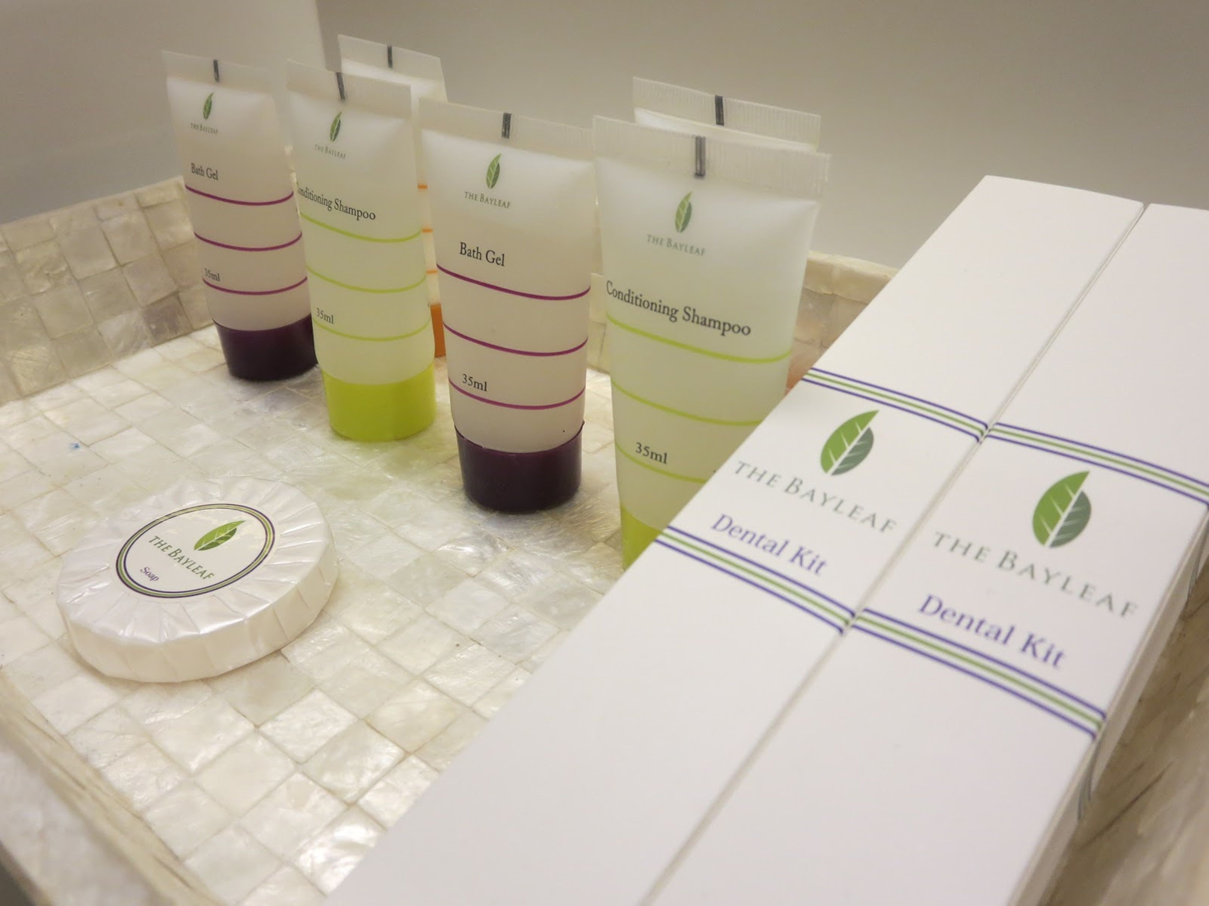 shower, free toiletries, slippers, bidet