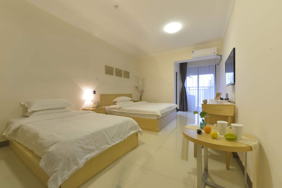 Habitación con 2 camas individuales, vista al río | Vista desde la habitación