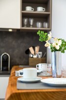 Suite (Passaggio in India) | Private kitchen | Fridge, espresso maker, coffee/tea maker, electric kettle