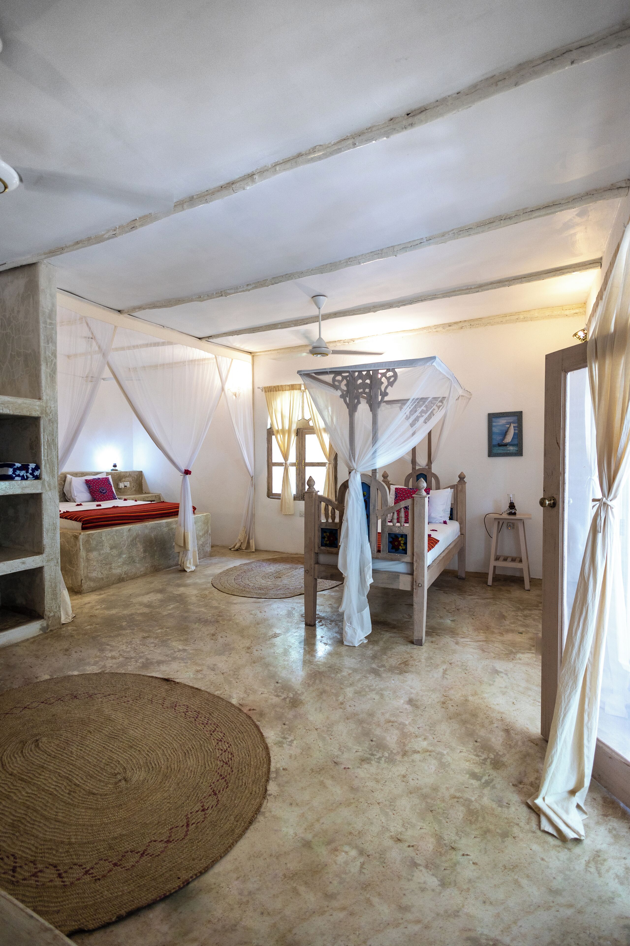 Comfort-Vierbettzimmer, Meerblick | 1 Schlafzimmer, hochwertige Bettwaren, Zimmersafe, individuell dekoriert