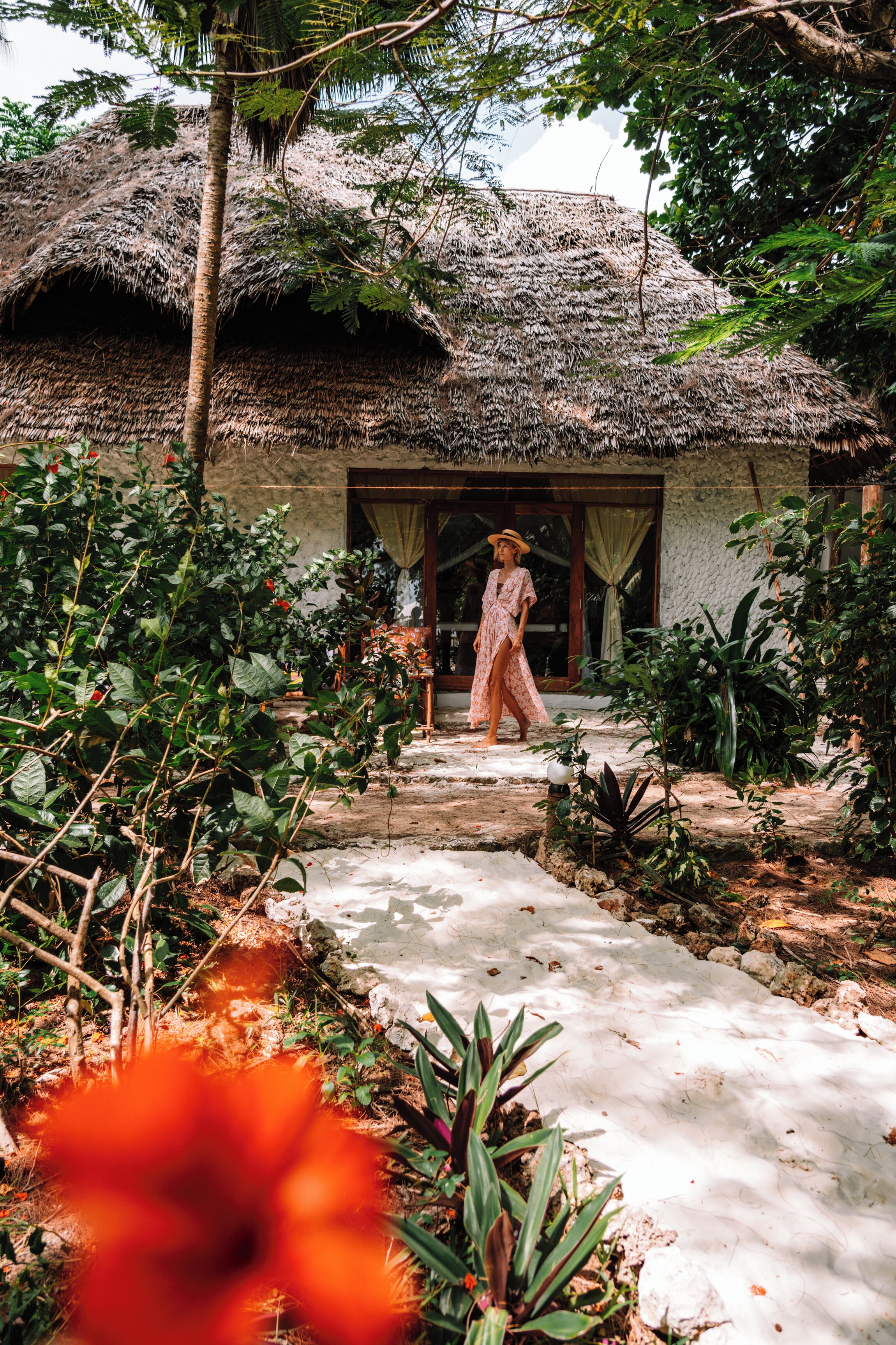 Vista frontal de la propiedad