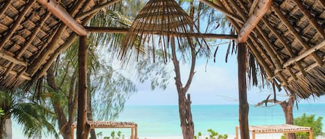 Deluxe Triple Room, Ocean View, Oceanfront | Terrace/patio