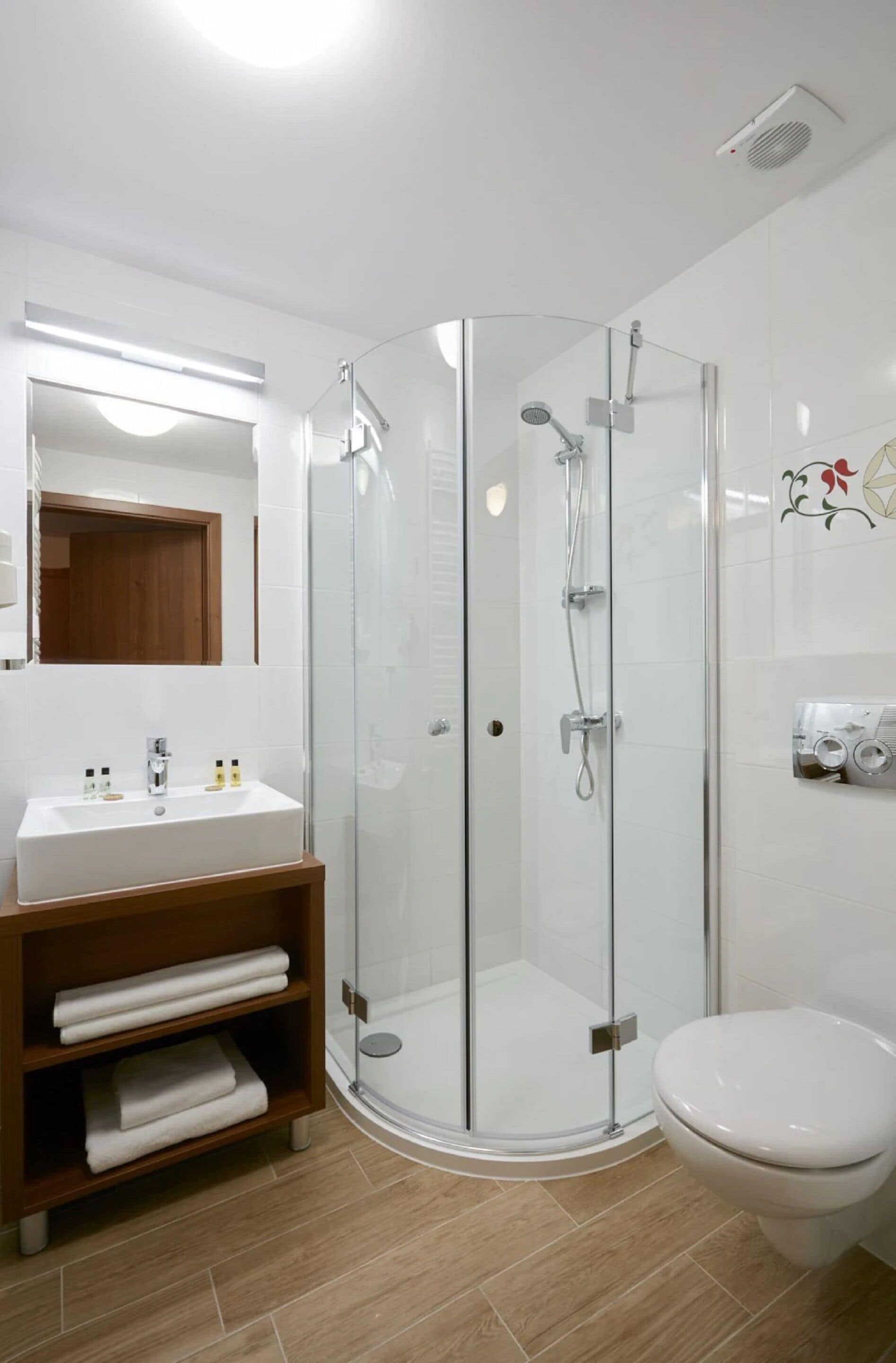 free toiletries, hair dryer, towels, soap