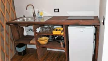 Tienda de campaña superior, 1 habitación, baño privado, frente al mar | Cocineta privada