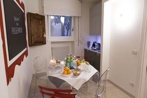 Interior entrance
