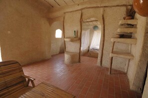 Triple Room | In-room dining - Ecolodge de Palmarin (Fatick)